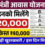 PM Awas Yojana 1st Installment
